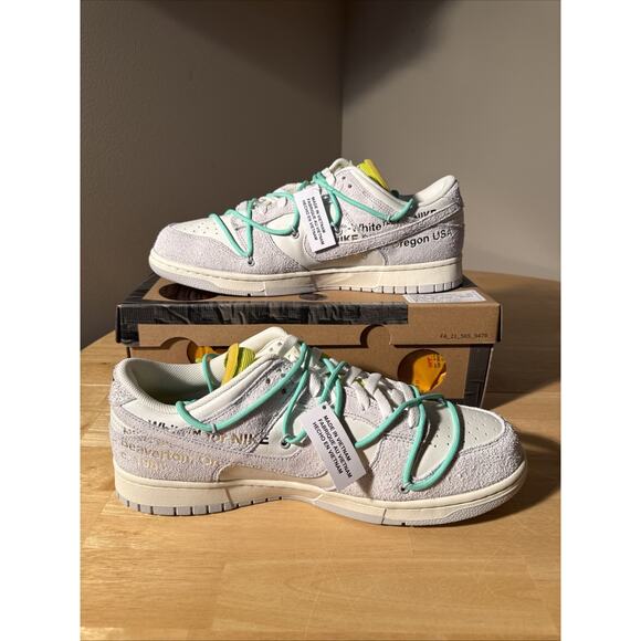 NIKE x OFF WHITE DUNK LOW LOT 14/50 SZ 14 BRAND NEW All OG main image 10